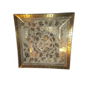 Georges Briard Persian garden chip and dip plate perfect